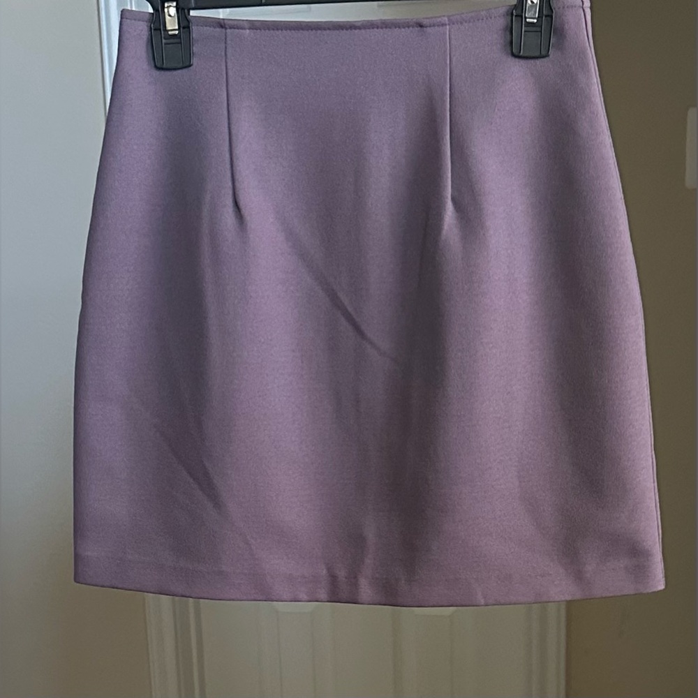 XOXO Purple Pencil Mini Skirt